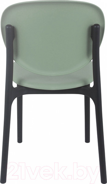 Изображение товара Стул пластиковый Sheffilton SHT-S180 (зеленый/черный пластик/пластик)