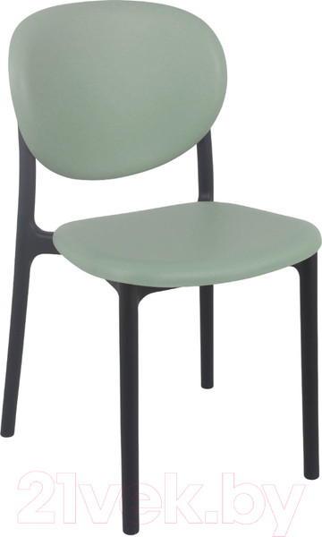 Изображение товара Стул пластиковый Sheffilton SHT-S180 (зеленый/черный пластик/пластик)