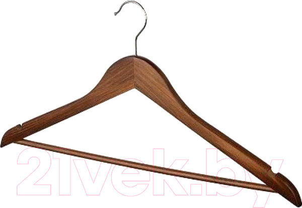 Изображение товара Деревянная вешалка-плечики Рыжий кот 107913 (темно-коричневый)