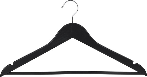 Изображение товара Набор деревянных вешалок-плечиков Рыжий кот 311381 (5шт, черный)