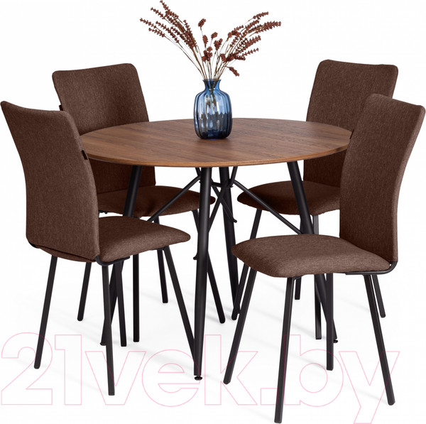 Изображение товара Стул Tetchair La Rousse (коричневый/черный)