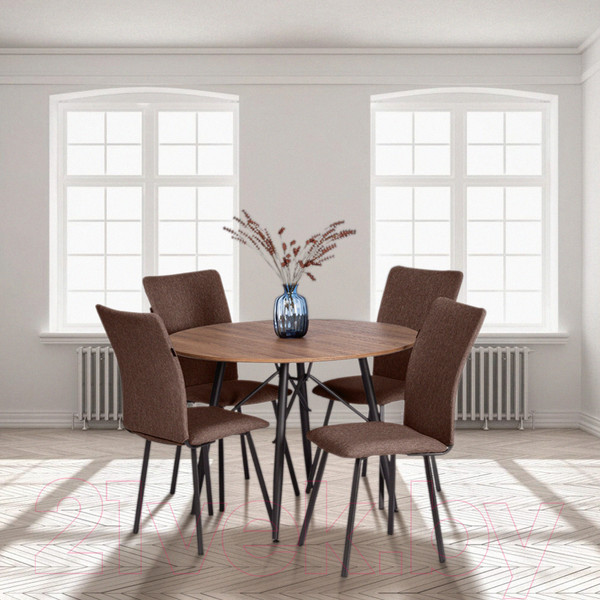 Изображение товара Стул Tetchair La Rousse (коричневый/черный)