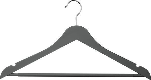 Изображение товара Набор пластиковых вешалок-плечиков Рыжий кот 107882 (5шт, серый)