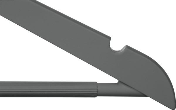 Изображение товара Набор пластиковых вешалок-плечиков Рыжий кот 107882 (5шт, серый)