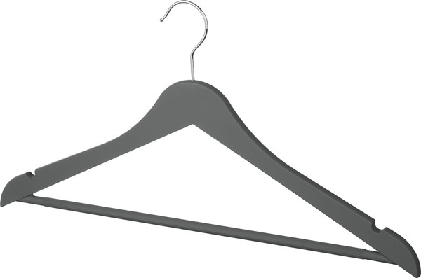 Изображение товара Набор пластиковых вешалок-плечиков Рыжий кот 107882 (5шт, серый)