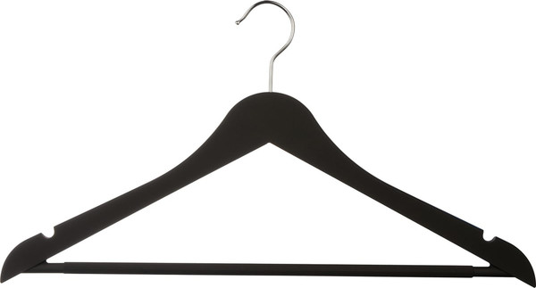 Изображение товара Набор пластиковых вешалок-плечиков Рыжий кот 107881 (3шт, черный)