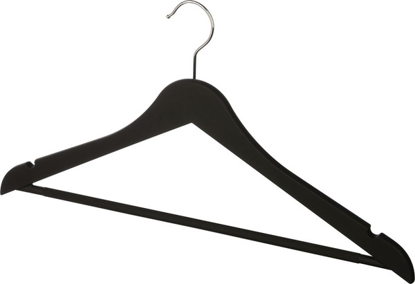 Изображение товара Набор пластиковых вешалок-плечиков Рыжий кот 107881 (3шт, черный)