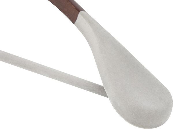 Изображение товара Набор деревянных вешалок-плечиков Leonord 107905 (2шт, темно-коричневый)