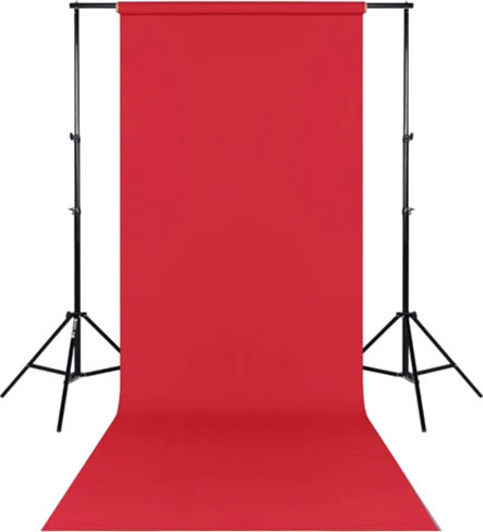 Изображение товара Фон бумажный RayLab 001 (1.35х6м, красный)