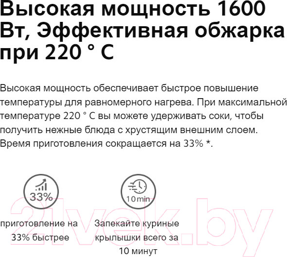 Изображение товара Аэрогриль Xiaomi Smart Air Fryer 5.5L EU / BHR8238EU