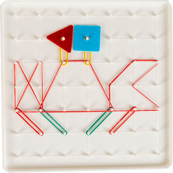 Изображение товара Развивающий игровой набор Bondibon Геоборд. Играй Думай Твори / ВВ5969