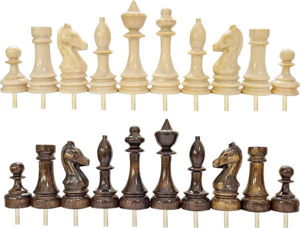 Изображение товара Набор фигурок для настольной игры Armenakyan Стейниц для слепых / AA806-2-S