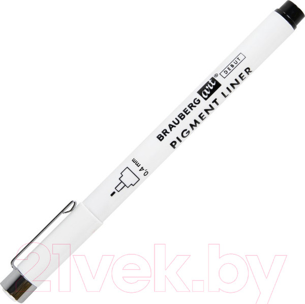 Изображение товара Набор капиллярных ручек Brauberg Art Debut / 143944 (9шт, черный)