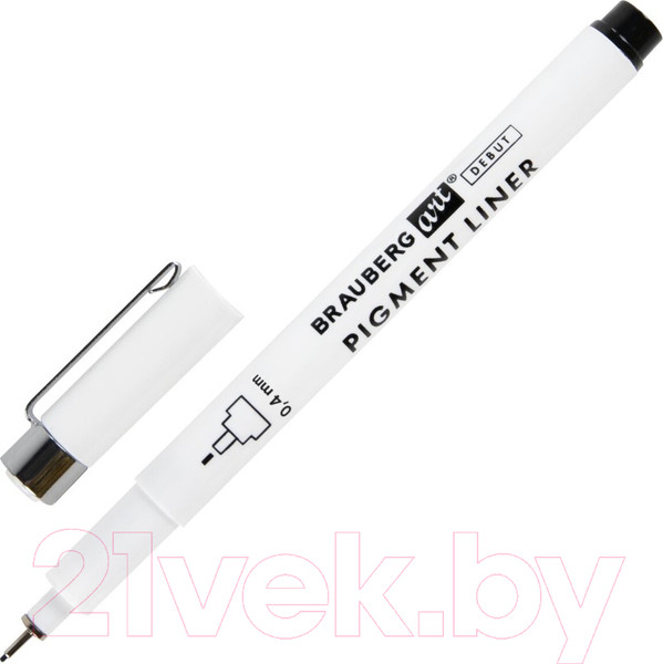 Изображение товара Набор капиллярных ручек Brauberg Art Debut / 143944 (9шт, черный)