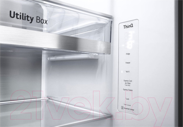 Изображение товара Холодильник с морозильником LG GC-Q257CBFV