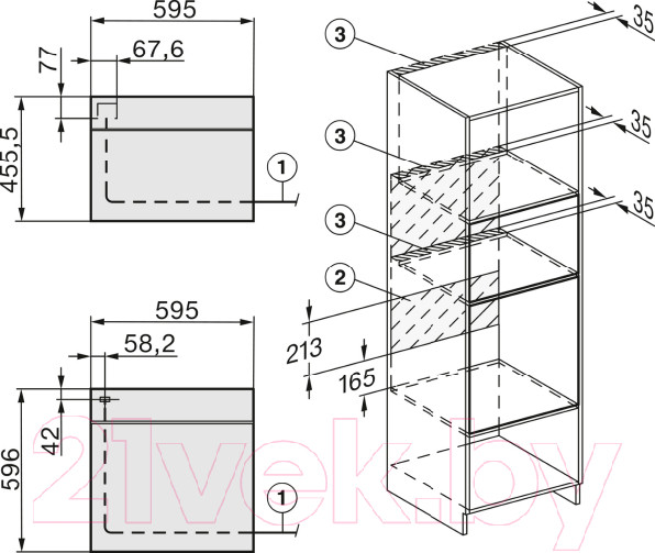 Изображение товара Электрический духовой шкаф Miele H 7660 BP OBSW (черный обсидиан)