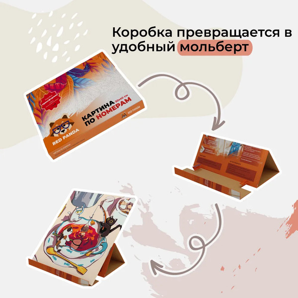 Изображение товара Картина по номерам Red Panda Чайная рыбалка p56057