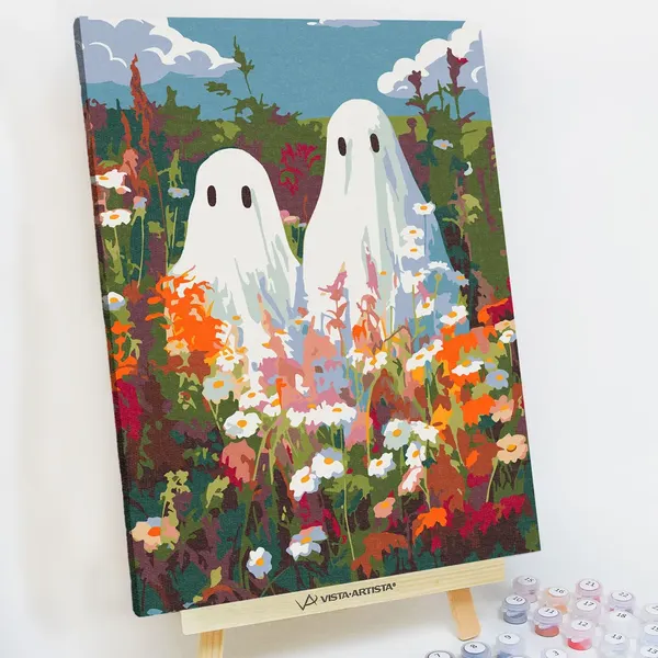 Изображение товара Картина по номерам Red Panda Призраки в поле p55677