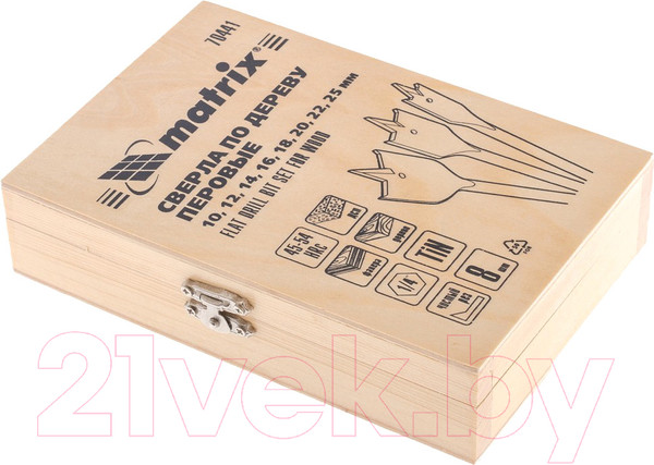 Изображение товара Набор сверл Matrix 70441