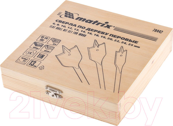 Изображение товара Набор сверл Matrix 70442