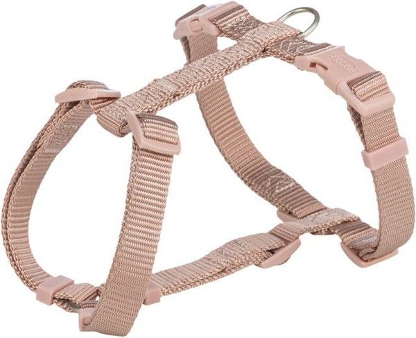 Изображение товара Шлея Trixie Premium H-harness / 203435 (M-L, нежно-розовый)