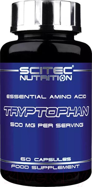 Изображение товара L-триптофан Scitec Nutrition Tryptophan (60 капсул)