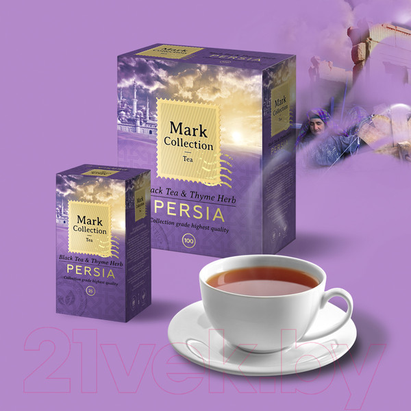 Изображение товара Чай пакетированный Mark Collection Persia (100пак)