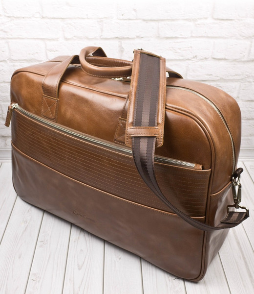 Изображение товара Сумка дорожная Carlo Gattini Premium / 4041-52 (темно-коричневый)