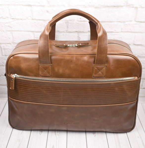 Изображение товара Сумка дорожная Carlo Gattini Premium / 4041-52 (темно-коричневый)