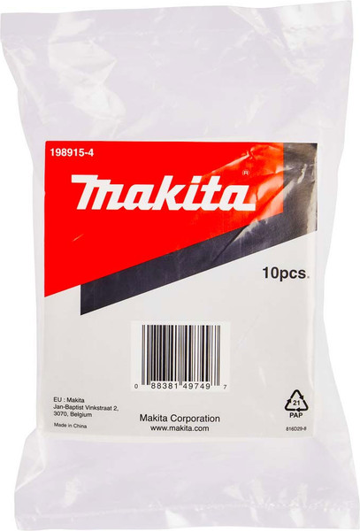 Изображение товара Набор мешков-пылесборников для электроинструмента Makita 198915-4