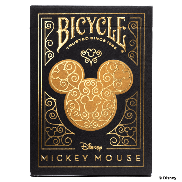 Изображение товара Игральные карты Bicycle Disney Mickey Standard / 10040300 (черный/золотой)