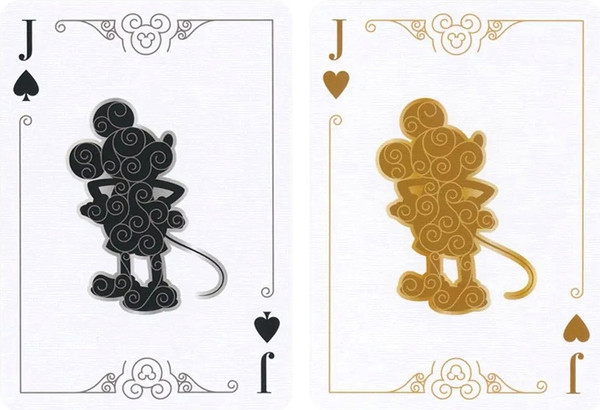 Изображение товара Игральные карты Bicycle Disney Mickey Standard / 10040300 (черный/золотой)