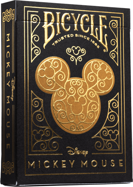 Изображение товара Игральные карты Bicycle Disney Mickey Standard / 10040300 (черный/золотой)