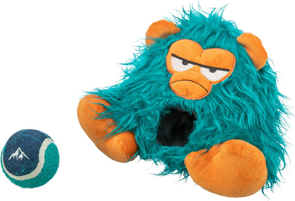 Изображение товара Игрушка для собак Trixie Монстрик с теннисным мячом 36089