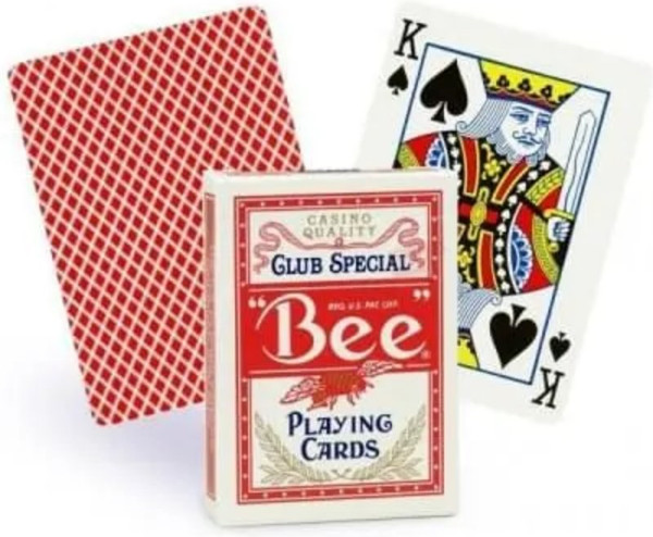 Изображение товара Игральные карты Bee Standard Index Red / 1004508-r