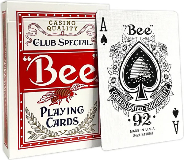 Изображение товара Игральные карты Bee Standard Index Red / 1004508-r