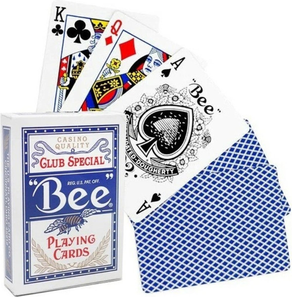 Изображение товара Игральные карты Bee Standard Index Blue / 1004508-b