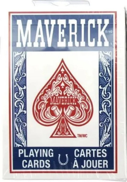 Изображение товара Игральные карты U.S. Games Systems Maverick Standard Index Blue / 1000703-b