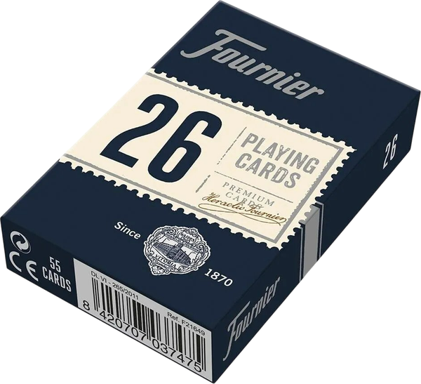 Изображение товара Игральные карты Fournier No 26. Bridge Size / F21649-b (синий)