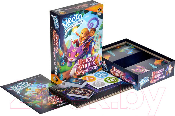 Изображение товара Настольная игра Мир Хобби Место приключения. Поиски лунных амулетов / 915830