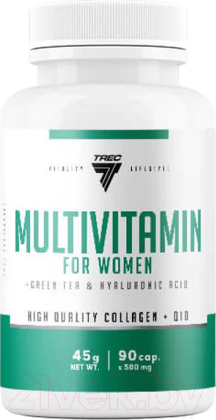 Изображение товара Витаминно-минеральный комплекс Trec Nutrition Multivitamins for Women (90 капсул)