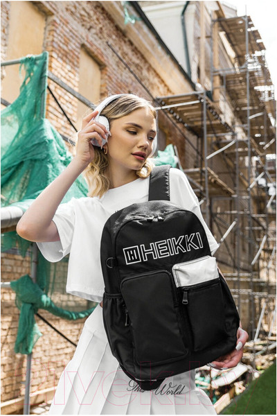 Изображение товара Рюкзак Heikki Unique / 272585 (черный/белый)