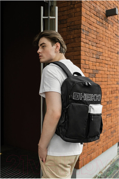 Изображение товара Рюкзак Heikki Unique / 272585 (черный/белый)