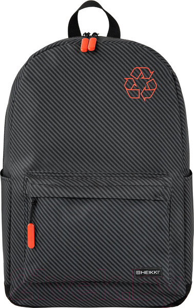 Изображение товара Рюкзак Heikki Energetic. Recycle / 272532 (черный/серый)