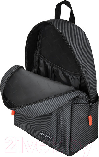 Изображение товара Рюкзак Heikki Energetic. Recycle / 272532 (черный/серый)