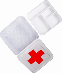 Изображение товара Контейнер для хранения Gondol My Box Красный крест Для лекарств / G-610-RC