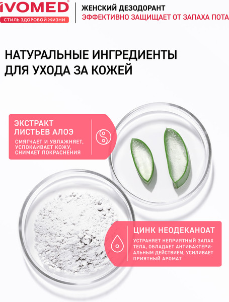 Изображение товара Дезодорант-спрей Ivomed Lady Защита и уход для всех типов кожи (150мл)