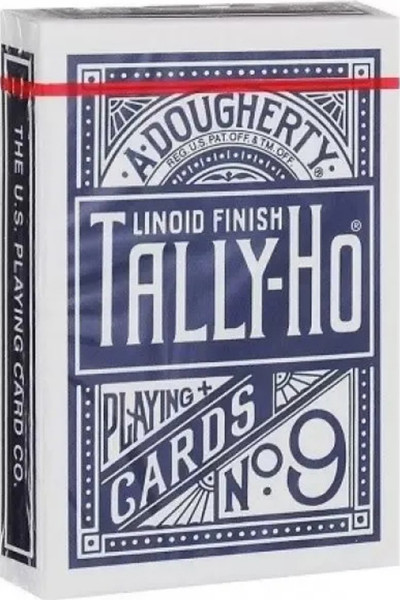 Изображение товара Игральные карты Tally-Ho Standard Index Fan Blue / 1006704-b