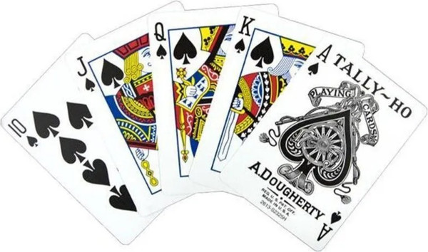 Изображение товара Игральные карты Tally-Ho Standard Index Fan Blue / 1006704-b