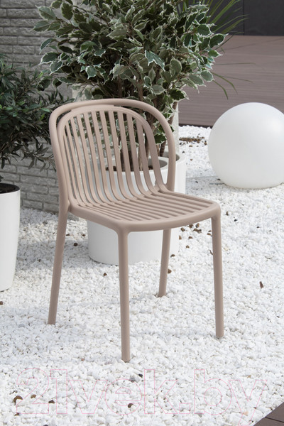 Изображение товара Стул пластиковый Sheffilton SHT-S182 (молочный/какао)